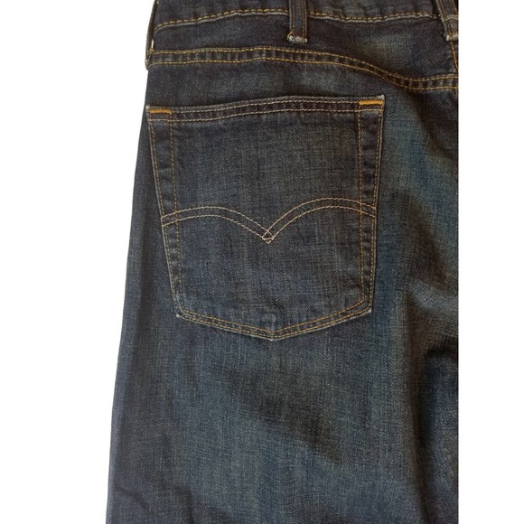 Levi's 514 Men Jeans Size 38x30 Blue Straight‎ Leg Blue Denim Jeans - Picture 6 of 8